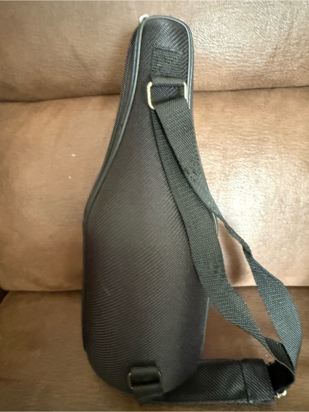 Caddy-O Insulated Wine Bottle Cooler Shoulder Strap Carrier Tote Bag Black